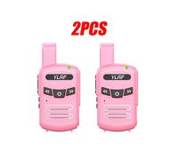 (Rosa 2 piezas) Xiaomi Mini A5 Walkie Talkie, 35 W, alta potencia, sonido nítido, batería de larga duración,