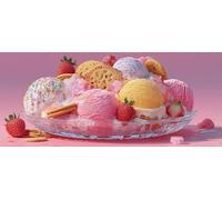 Rosa 5D Diamond Painting, Alimento Diamond Painting Adultos, DIY Cuadro Diamante Accesorios, 5D Dibujos con Diamantes Art Kit Manualidades Adultos, Regalo, Primavera Decoracion Hogar, 110x50cm O-2486