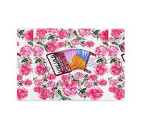 Rosa acordeón de Acuarela con Flores, Rompecabezas de 1000 Piezas, Rompecabezas de Madera para Toda la Familia, decoración de Pared para Adultos y Adolescentes.
