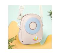 (Rosa) Bonita mochila DIY para mascotas, gran angular, segunda velocidad, ventilador pequeño, portátil, carga