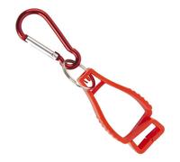 (rosa carmín intenso) Clips para guantes de trabajo, clip para cinturón de guantes con gancho de metal,