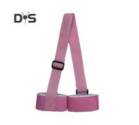 (rosa) Correa de esquí y porta bastones Correa de transporte de esquís Eslingas de hombro para esquís