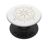 Rosa de los vientos PopSockets PopGrip Adhesivo