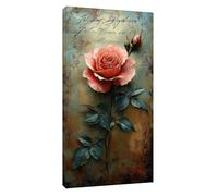 Rosa Diamond Painting Adultos, 5D Pintura Diamante Flor Diamond Painting Kit Completo, Manualidades Adultos DIY Full Drill Punto de Cruz Cuadro Diamantes, para la Decoración del Hogar 120x60cm t-7987