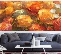 Rosa Diamond Painting Grande 70x200cm Pintura de Diamante Adultos Flor Diamond Art,DIY Cristal Artes Artesanal Bordado Lienzo Kits Punto Cruz Manualidades Adultos,Decoración Pared Hogar Regalos LT-56