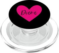 Rosa Diana Nombre Corazón Amor Mujer Niña Amigo Personalizado PopSockets PopGrip para MagSafe