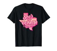 Rosa Ella es de Texas I Can Tell Retro Camiseta