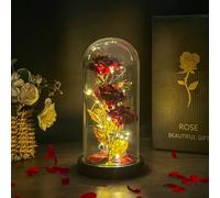 Rosa Eterna, Regalo San Valentin, Regalos Originales para Mujer, Rosa Preservada, Regalos para Mujer, Mamá, Abuela,Novia,Rosas Azules