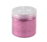 Rosa Fino Purpurina - Polvo Metálico Fino de 100 g, 0,2mm Dorada, Sparkling Fine Resin Glitter Powder Iridiscente para Manualidades