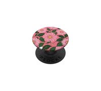 Rosa Flor Botánica Bold Floral PopSockets PopGrip Adhesivo