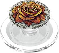 Rosa Flor Floral Patron Impresion PopSockets PopGrip para MagSafe