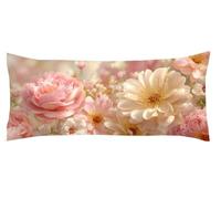 Rosa Funda Cojin 60 x 180cm Funda Almohada Beige Protector Almohada Cervicales y Cuello Cojines Cama Protector de Almohadas, Embarazada Hombros Cuello Apoyo, para Almohadas de Verano Kl-146
