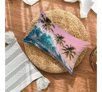 Rosa Funda Cojin 60x80 Juego de 1, Cielo Rectangular Funda Almohada 80x60cm con Cremallera Oculta, Suave Terciopelo Fundas Cojines, Fundas de Cojines para Sofá Cama Silla o Jardín Regalo 8-5207
