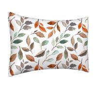 Rosa Fundas Cojines 50x70 cm Hojas Fundas Cojines Decorativos Rectangulares Cushions Felpa Corta Suave pillow Funda de Almohada para Garden Terraza Primavera Verano Otoño Decorativos, Regalo L-1054
