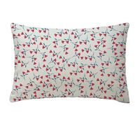 Rosa Fundas Cojines 50x80 cm Flor Fundas Cojines Decorativos Rectangulares Cushions Lino pillow Funda de Almohada Sofa Cojín Lumbar para Garden Terraza Primavera Verano Otoño Decorativos L-1078