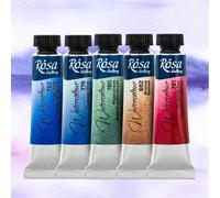 Rosa Gallery Juego de acuarelas granuladas, 10 ml, 5 unidades