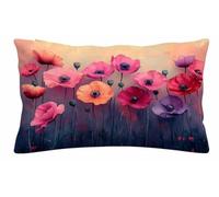 Rosa Lino Funda Cojin 40x70cm Juego de 1, Funda Almohada 40x70 2-4144