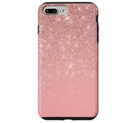 Rosa Lujo Glam Chic Dorado Ombre Degradado Carcasa para iPhone 7 Plus/8 Plus