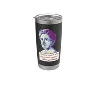 Rosa Luxemburg Retrato y Cita Vaso térmico de acero inoxidable de doble pared