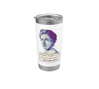 Rosa Luxemburg Retrato y Cita Vaso térmico de acero inoxidable de doble pared