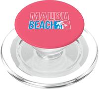 Rosa Malibu Beach Cool California Surfing Surf Surfer Deportivo PopSockets PopGrip para MagSafe
