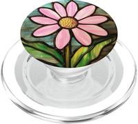 Rosa Margarita Flor Floral Patron Impresion PopSockets PopGrip para MagSafe