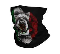 Rosa México Bandera Mexicana Mex Hombre Mujer Polainas De Cuello Multifuncional Calentador De Cuello Protección Solar Bandana para Motocicleta Correr Senderismo