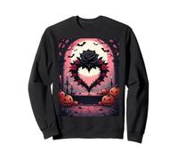 Rosa Negra, corazón de púas y murciélagos Sudadera