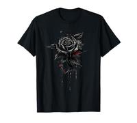 Rosa negra flor botánico jardín jardinería flor rosa Camiseta