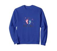Rosa o Azul: Adorable revelación de género Baby Shower Sudadera, Unisex para Adultos, Azul Real, L