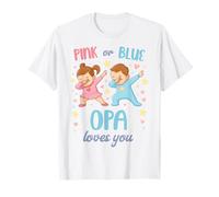 Rosa o Azul El Abuelo te ama, bebé Camiseta