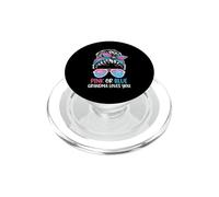 Rosa o Azul Grandma Loves You Heart Gift Design Family PopSockets PopGrip para MagSafe