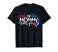 Rosa o Azul Mamá Te Ama - Género Revela Amor Camiseta