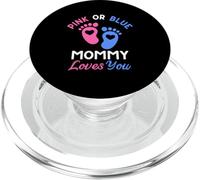 Rosa o Azul Mommy Loves You PopSockets PopGrip para MagSafe
