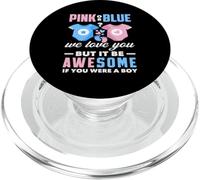 Rosa o Azul Te Amamos Impresionante si Fueras un niño Divertido PopSockets PopGrip para MagSafe