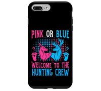 Rosa o azul Welcome To The Hunting Crew Pregnancy Reveal Carcasa para iPhone 7 Plus/8 Plus