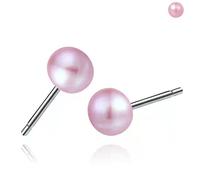 Rosa orekini rosado cada orekni donne e ragazze, simple orekchini a perno uomod, di orekchini en metal, integral acciaio, placa en argento