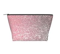 Rosa Oro Rosa Brillo, Bolsa de artículos de tocador Bolsa de Maquillaje Bolsa de cosméticos Bolsa de artículos de tocador de Viaje portátil