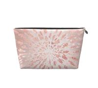Rosa Oro Rosa Rubor Trazos Dorados Rayas Brillo, Bolsa de artículos de tocador Bolsa de Maquillaje Bolsa de cosméticos Bolsa de artículos de tocador de Viaje portátil