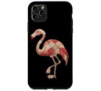 Rosa Patchwork Flamingo Retro Cottagecore Chic Carcasa para iPhone 11 Pro MAX