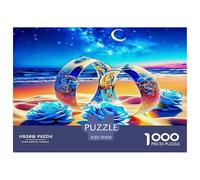 Rosa Puzzle Imposible,desafío for Adults Entretenimiento Creativo 1000 Piezas Obra De Arte De Juego De para Adultos, Regalos A Partir De 14 Años 70x50cm/1000pcs