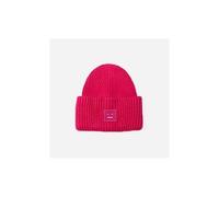 (Rosa roja)Nueva gorra sencilla para mujer, gorro de lana de invierno frío y cálido, gorro Goros AC