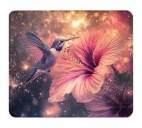 Rosa Tappetino Mouse Piccolo 200x150x3mm, Tappetino Scrivania con Bordo Cucito, Mousepad Impermeabile e Antiscivolo, Pratica e Facile da Pulire, Accessori Gaming e Accessori PC Regalo, Flower A-7781