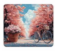 Rosa Tappetino Mouse Piccolo 230x180x3mm, Tappetino Scrivania con Bordo Cucito, Mousepad Impermeabile e Antiscivolo, Pratica e Facile da Pulire, Accessori Gaming e Accessori PC Regalo, Albero L-4659