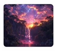 Rosa Tappetino Mouse Piccolo 230x180x3mm, Tappetino Scrivania con Bordo Cucito, Mousepad Impermeabile e Antiscivolo, Pratica e Facile da Pulire, Accessori Gaming, Regalo Uomo, Cielo Stellato L-4707