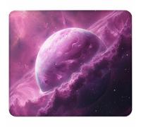 Rosa Tappetino Mouse Piccolo 230x180x3mm, Tappetino Scrivania con Bordo Cucito, Mousepad Impermeabile e Antiscivolo, Pratica e Facile da Pulire, Accessori Gaming e Accessori PC Regalo, Planet A-6057