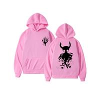 (Rosa-XL) Sudadera con capucha con estampado de Hollow Void Hollow Knight Darkside para hombre, chándal