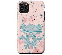 Rosa Zen Energía Azul Mindfulness Rana de Meditación Espiritual Carcasa para iPhone 11 Pro MAX