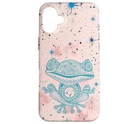 Rosa Zen Energía Azul Mindfulness Rana de Meditación Espiritual Carcasa para iPhone 16 Plus