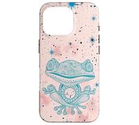 Rosa Zen Energía Azul Mindfulness Rana de Meditación Espiritual Carcasa para iPhone 16 Pro